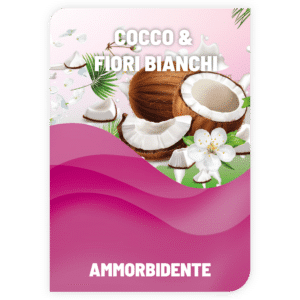 ammorbidente cocco e fiori bianchi