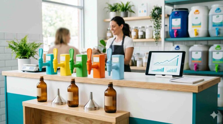 corner detersivi alla spina allestito Meglio Sfuso